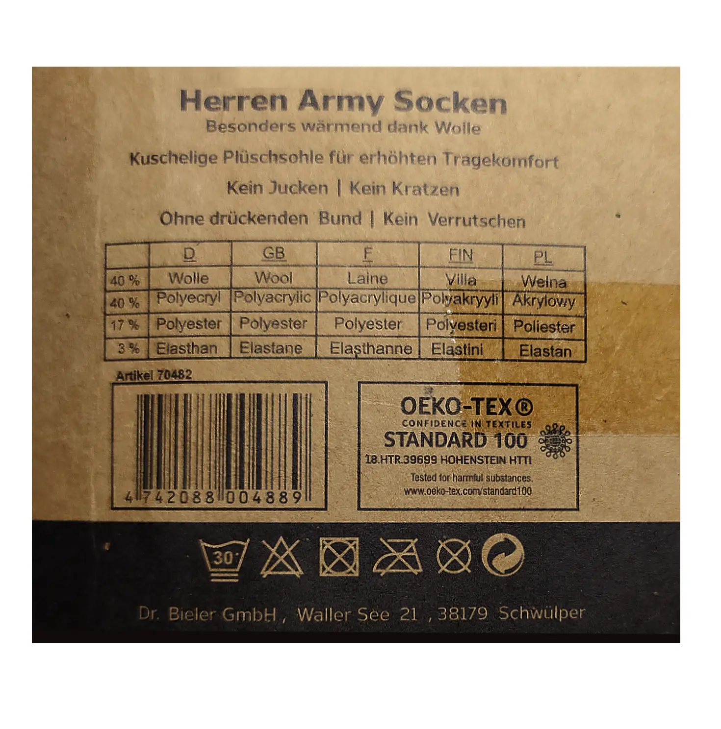 Гольфи Armi Socken lable