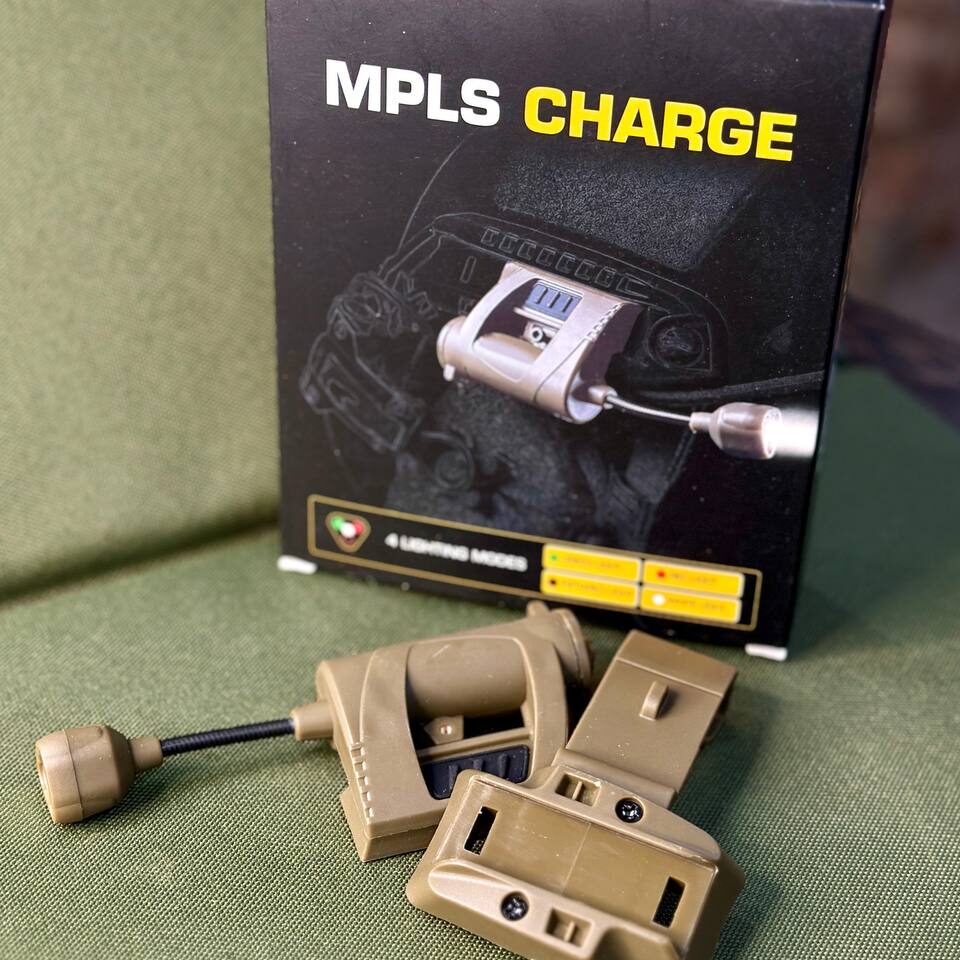 Ліхтар тактичний на шолом Night Evolution MPLS CHARGE Фонарь тактический на шлем Night Evolution MPLS CHARGE