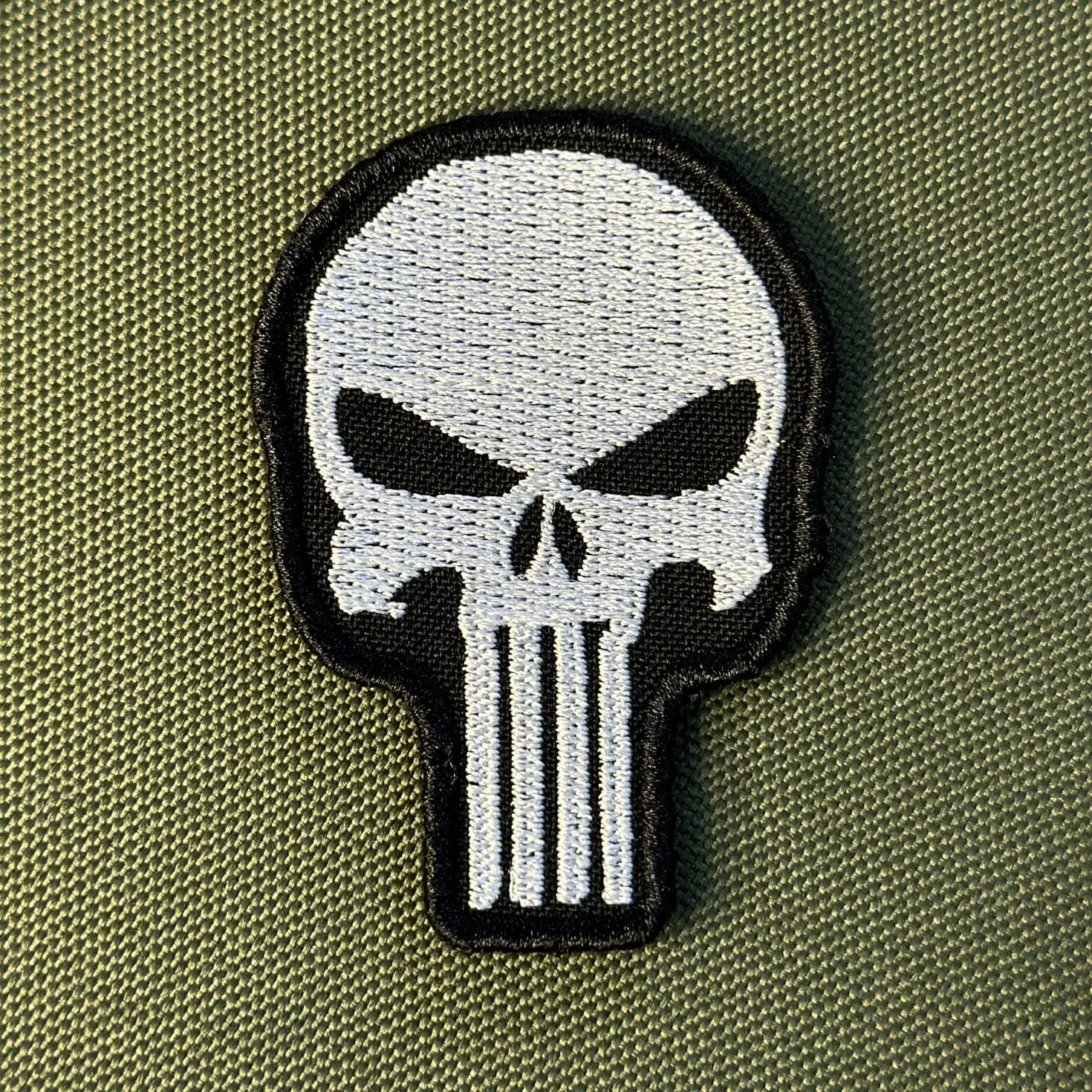 Шеврон Каратель Punisher (6x4 cm)