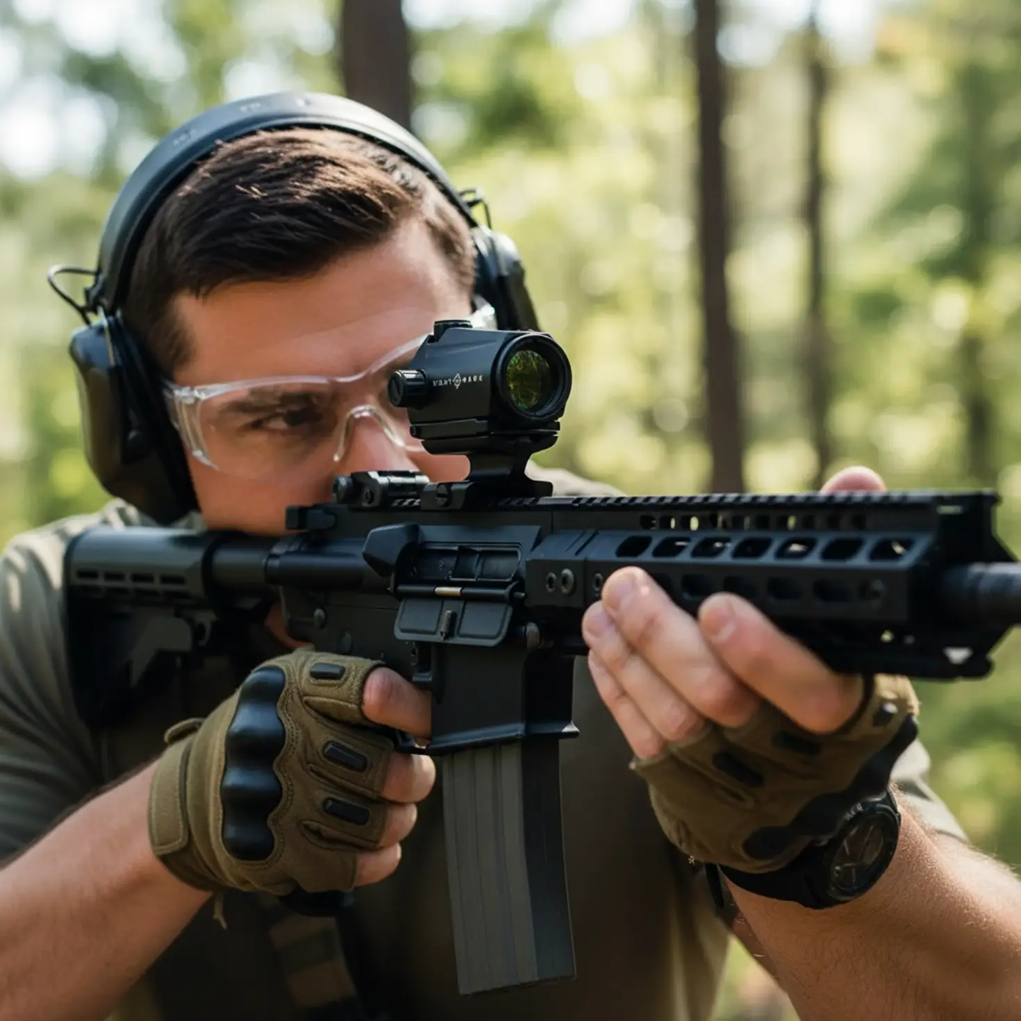 Коліматорний приціл Sight Mark 3MOA з сонячною батареєю Коллиматорный прицел Sight Mark 3MOA с солнечной батареей