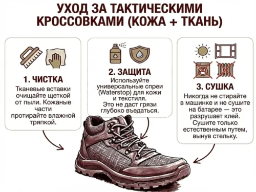 Кроссовки тактические лето цвет койот (р.42-44) советы по уходу Кросівки тактичні літо колір койот (р.42-44) порады за доглядом