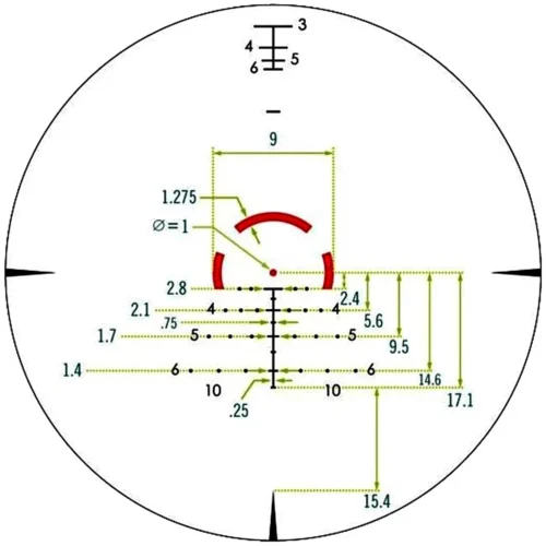 Приціл оптичний Vortex Strike Eagle 1-8x24 AR-BDC3 вид1 сітка Прицел оптический Vortex Strike Eagle 1-8x24 AR-BDC3 вид1 сетка