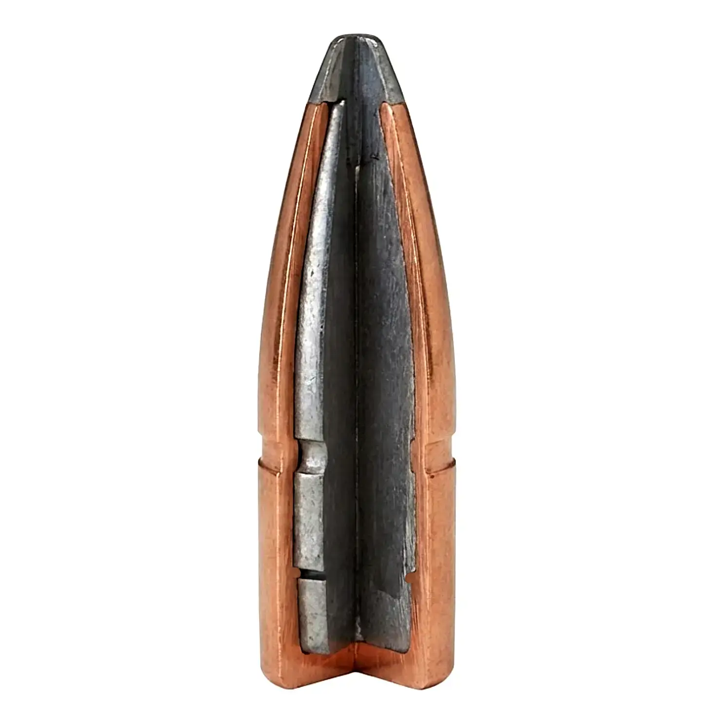 Куля HORNADY Interlock BTSP 6mm 100 gr (100 шт.) Пуля HORNADY Interlock BTSP 6 мм 100 gr (100 шт.)