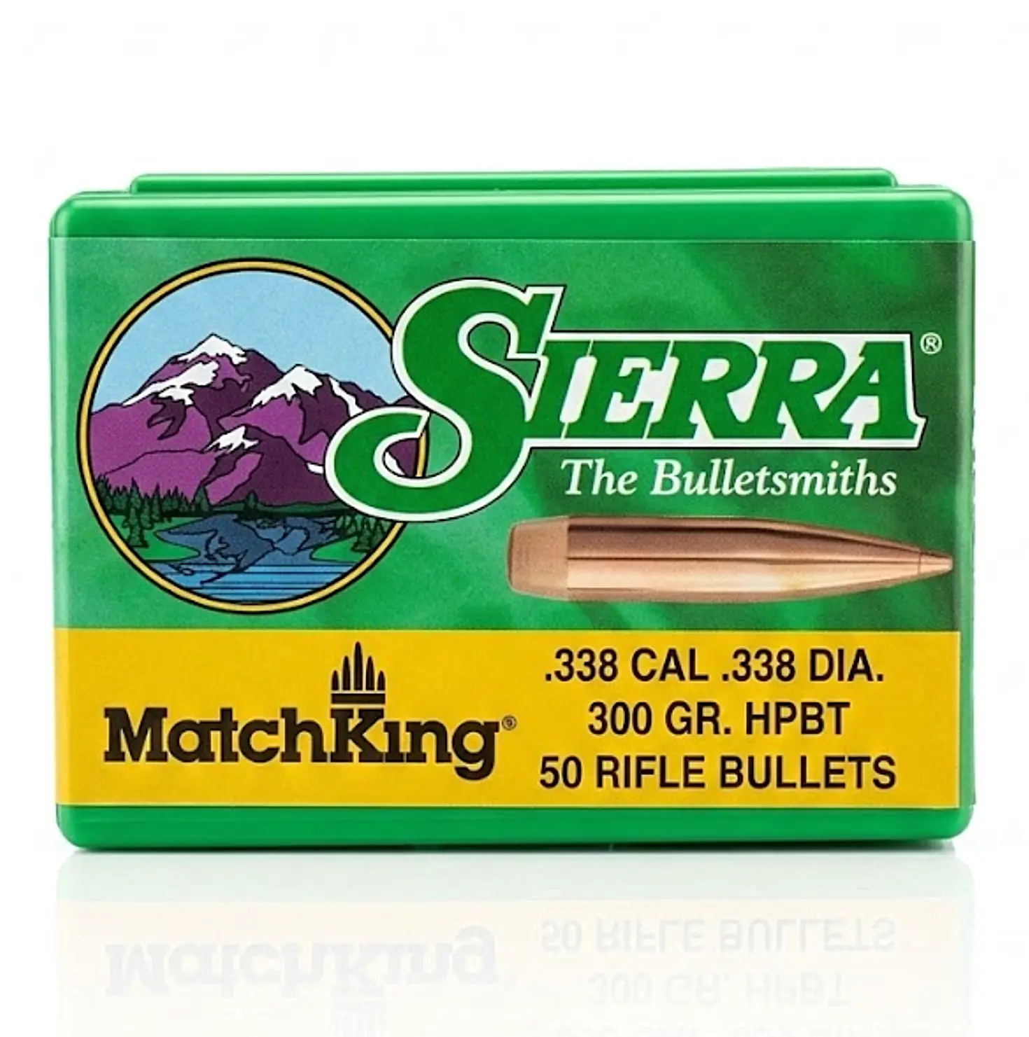 Куля Sierra .338 Cal 300 gr (19.4гр) MatchKing HPBT (50 шт.) Пуля Sierra .338 Cal 300 gr (19.4гр) MatchKing HPBT (50 шт.)