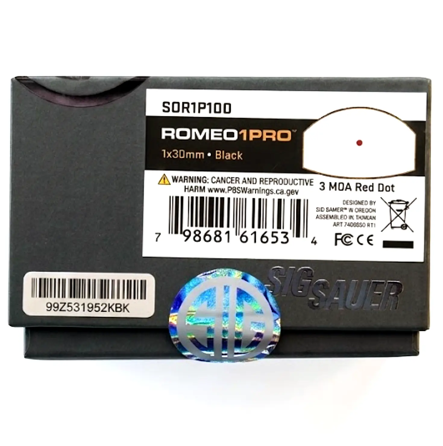 Приціл коліматорний Sig Sauer Optics Romeo1 Pro 1x30mm Прицел коллиматорный Sig Sauer Optics Romeo1 Pro 1x30 мм