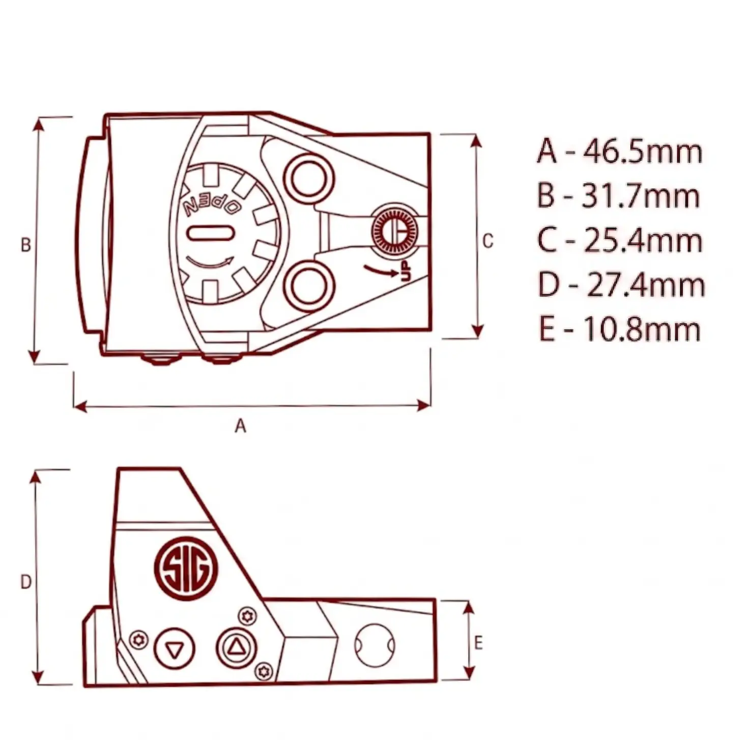 Приціл коліматорний Sig Sauer Optics Romeo1 Pro 1x30mm Прицел коллиматорный Sig Sauer Optics Romeo1 Pro 1x30 мм