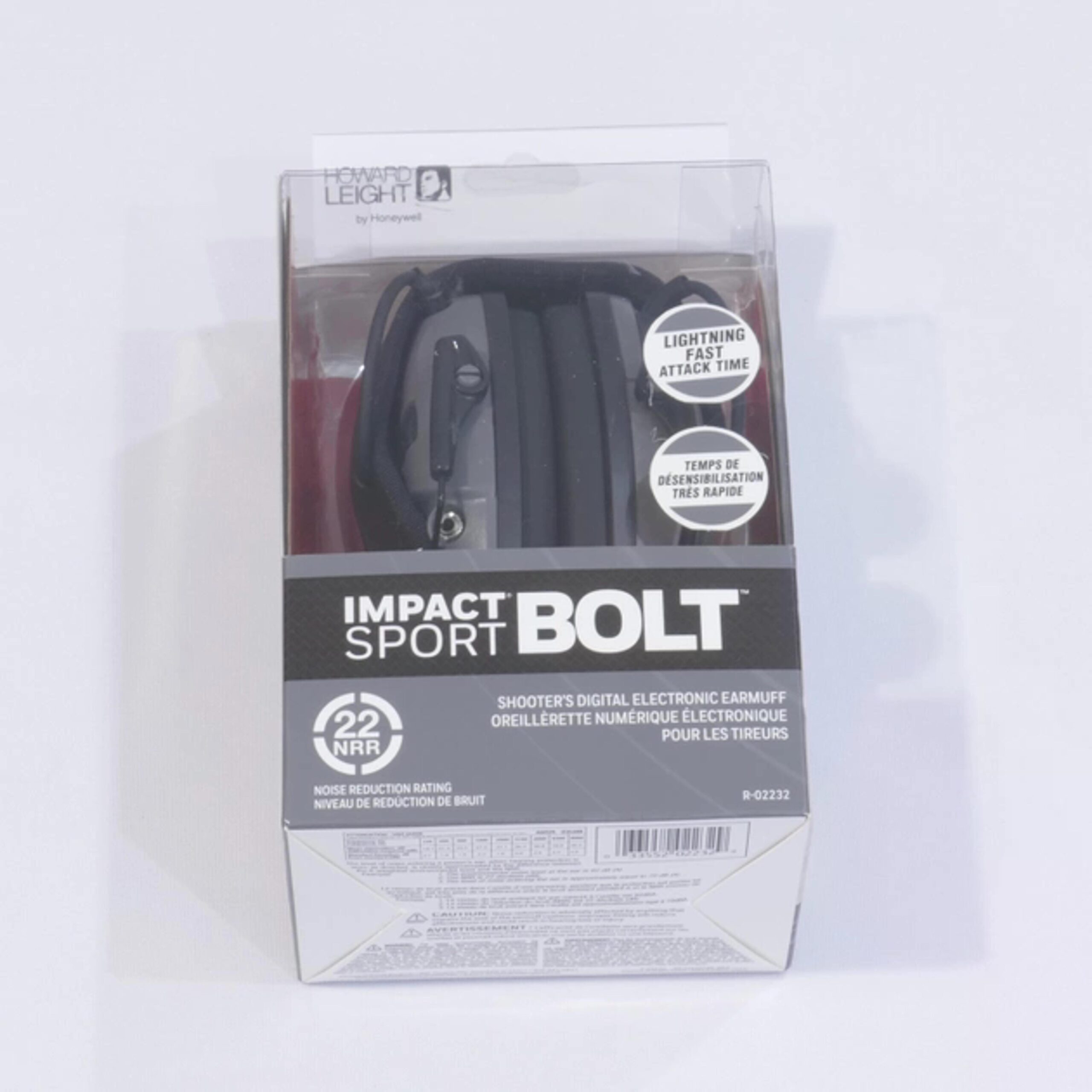 Активні захисні навушники Howard Leight Impact Sport BOLT R-02232 Gray