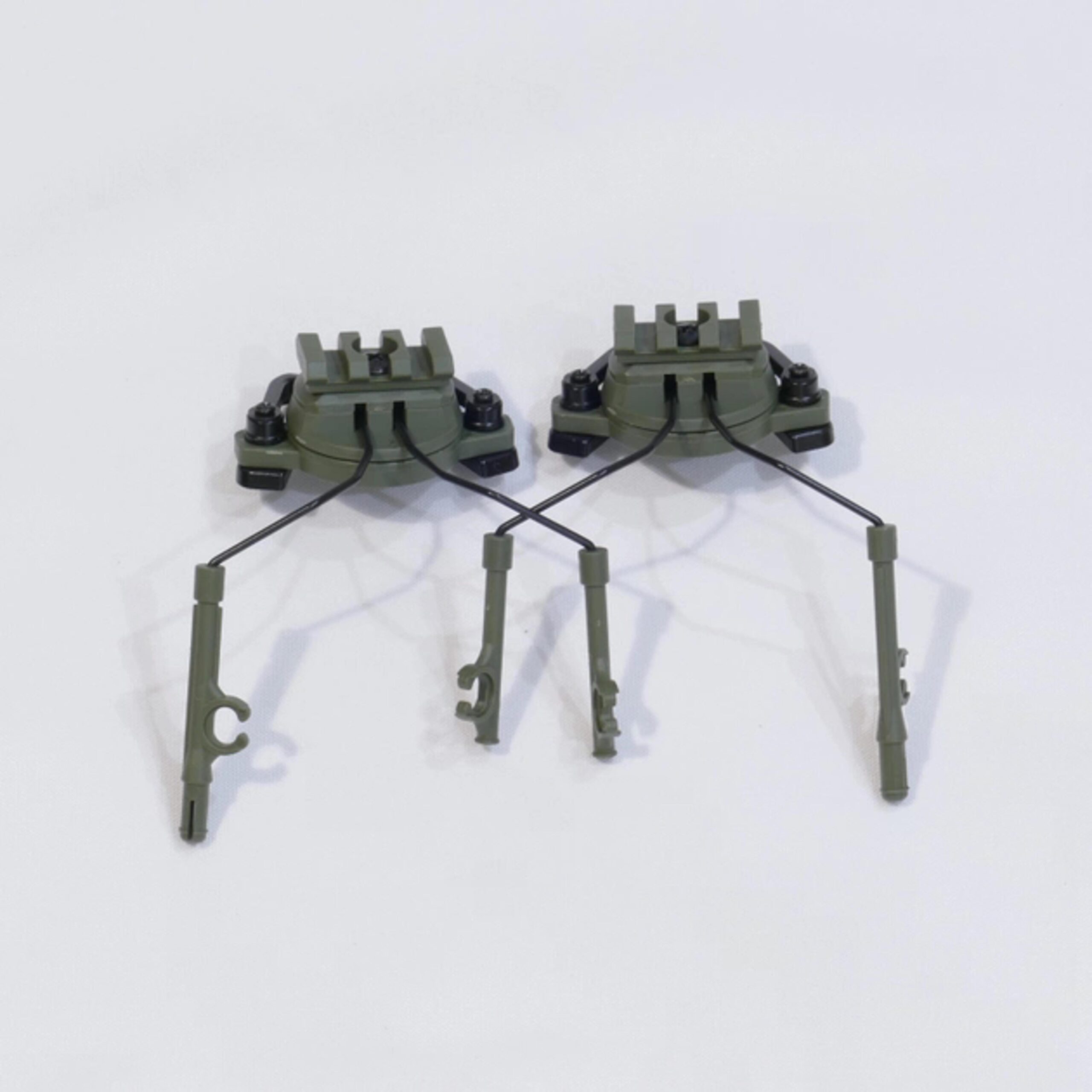 Кріплення адаптер на каску шолом HL-ACC-43-OD для навушників Peltor/Earmor/Walkers (olive)