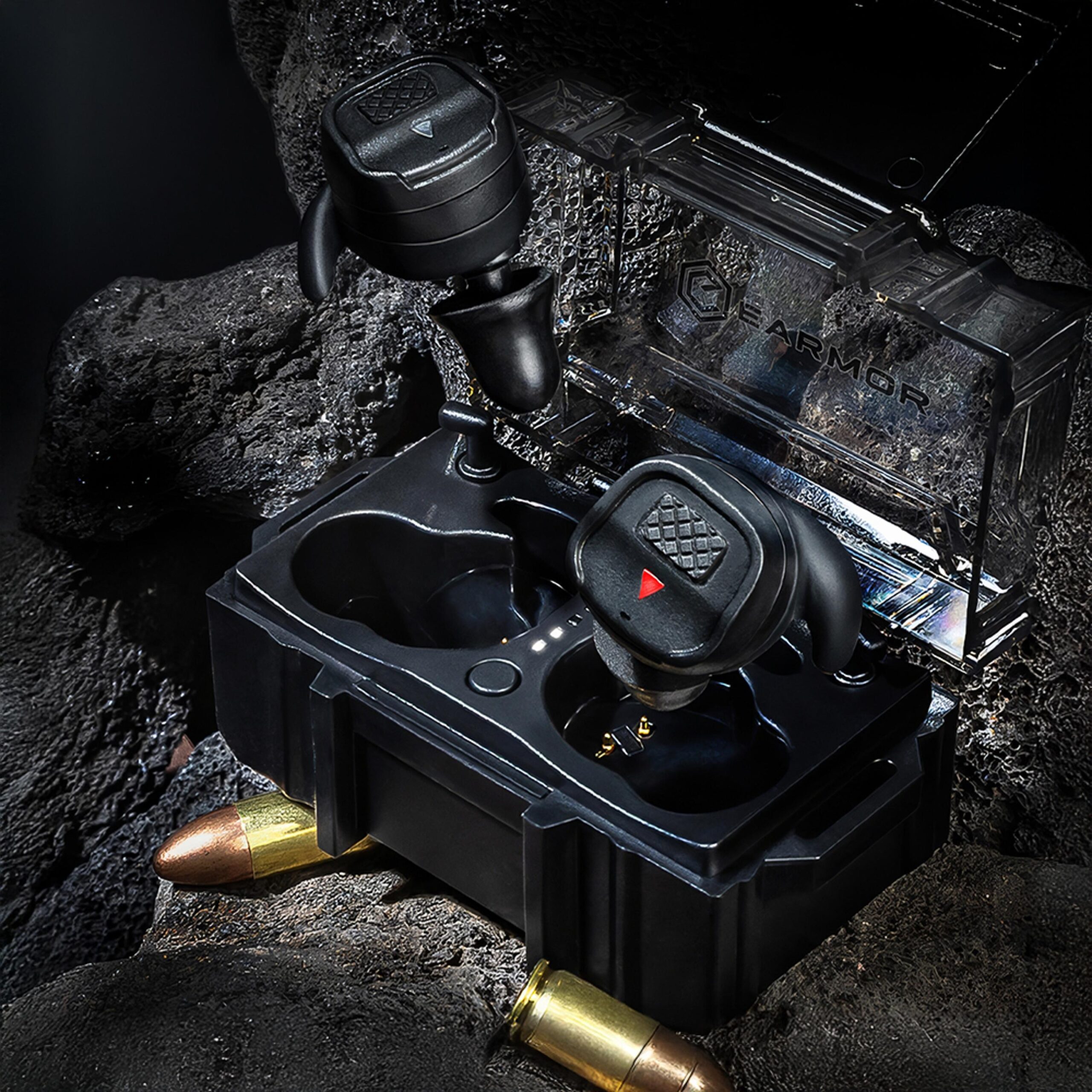 Активні захисні навушники (беруші) Earmor M20T Pro (BK) з Bluetooth - NRR30