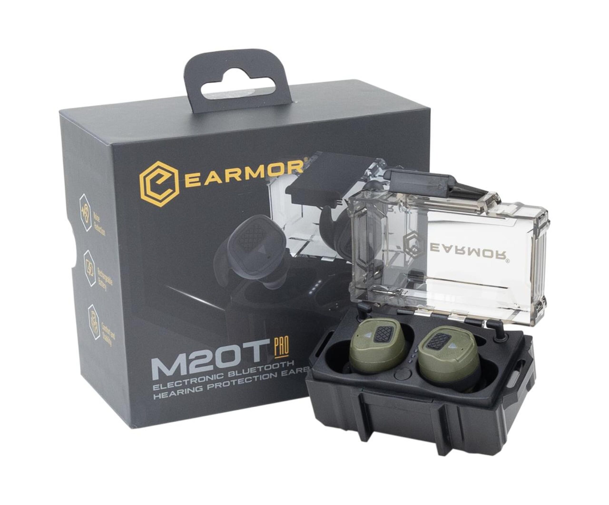 Активні захисні навушники (беруші) Earmor M20T Pro (FG) з Bluetooth - NRR30