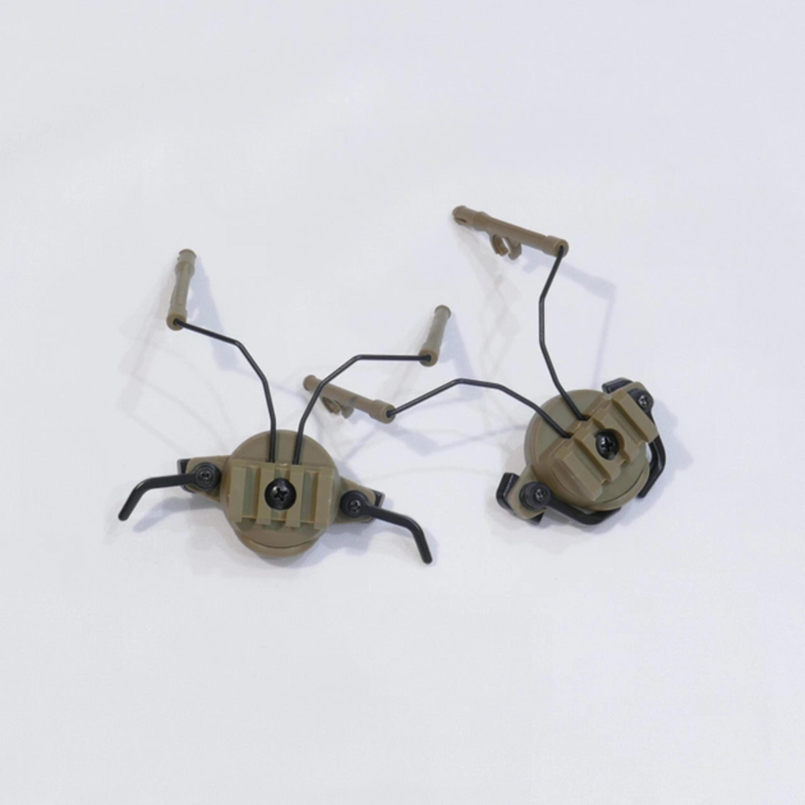 Кріплення адаптер на каску шолом HL-ACC-43-T для навушників Peltor/Earmor/Walkers (tan)