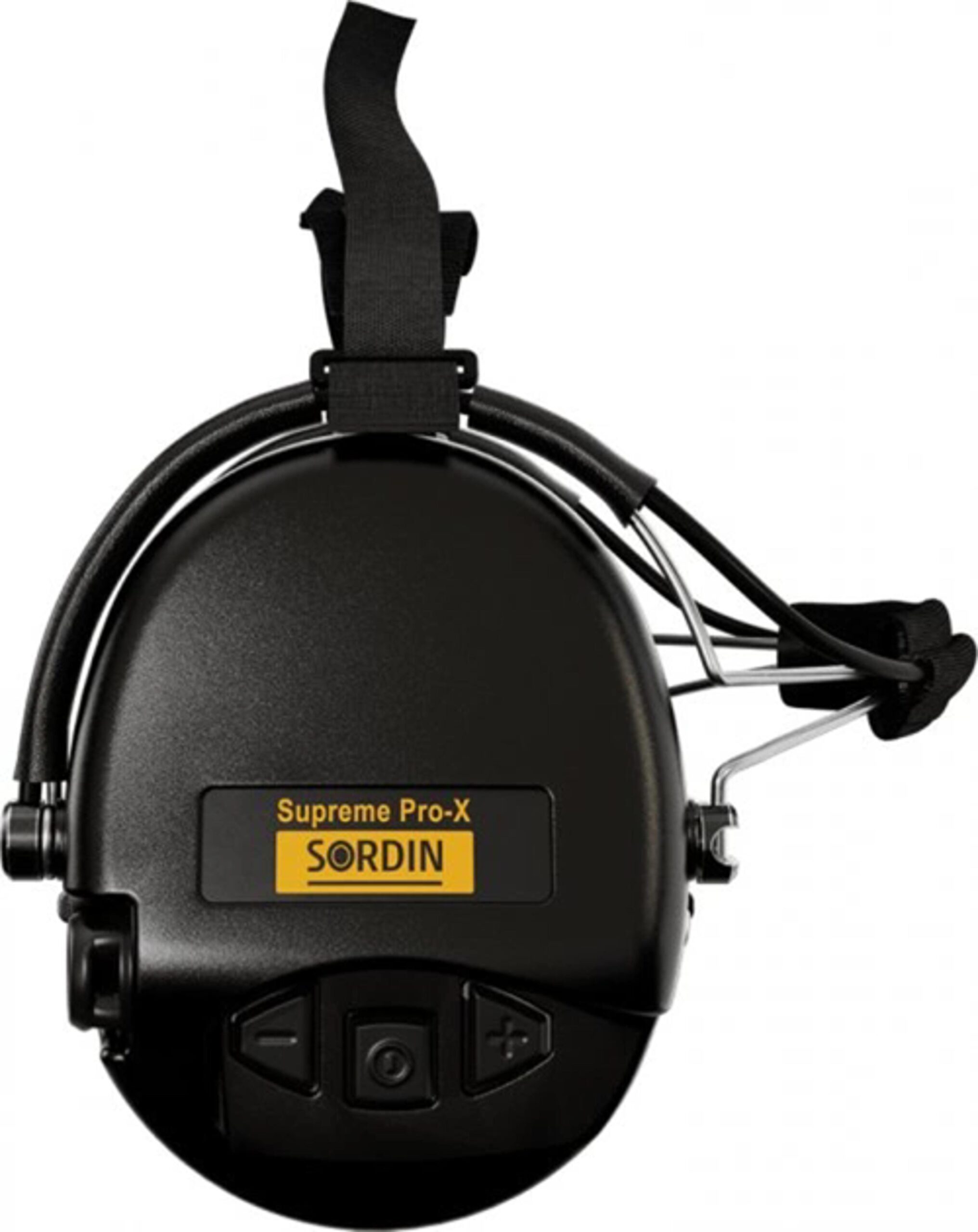 Активні навушники для стрільби Sordin Supreme Pro Neckband Black із заднім тримачем під шолом (76302-02-s)