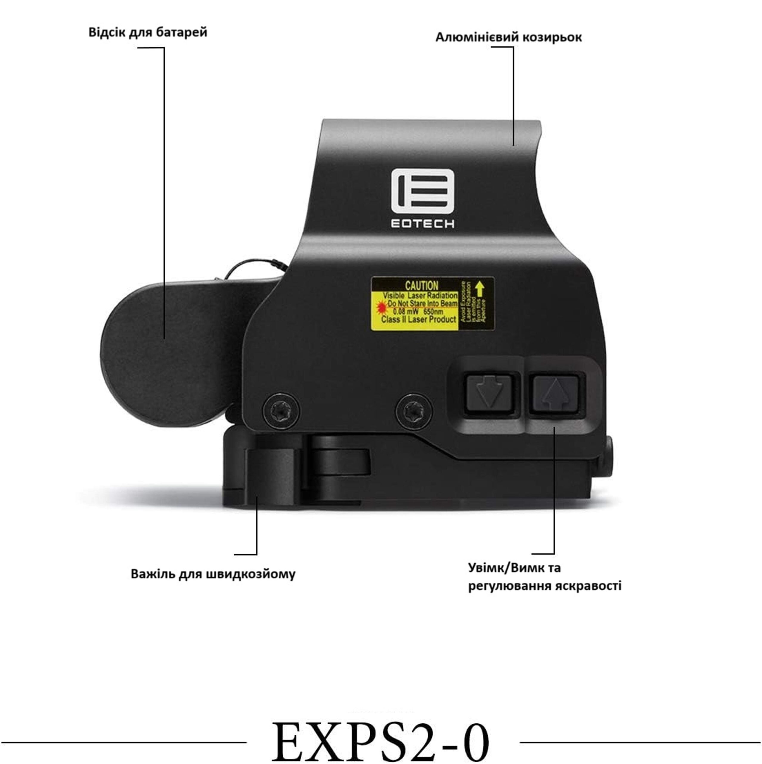 Коліматорний приціл EOTech EXPS2-0 Blk