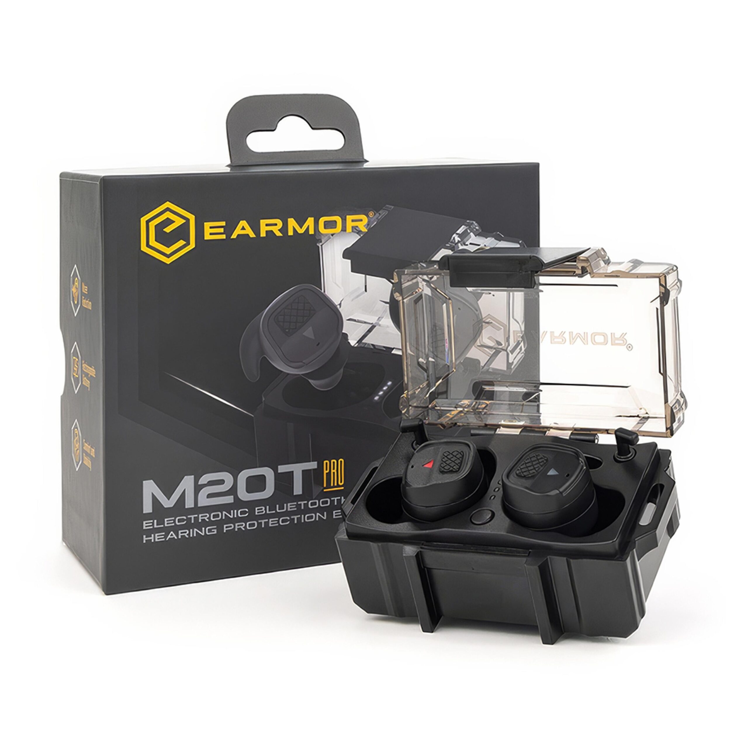 Активні захисні навушники (беруші) Earmor M20T Pro (BK) з Bluetooth - NRR30