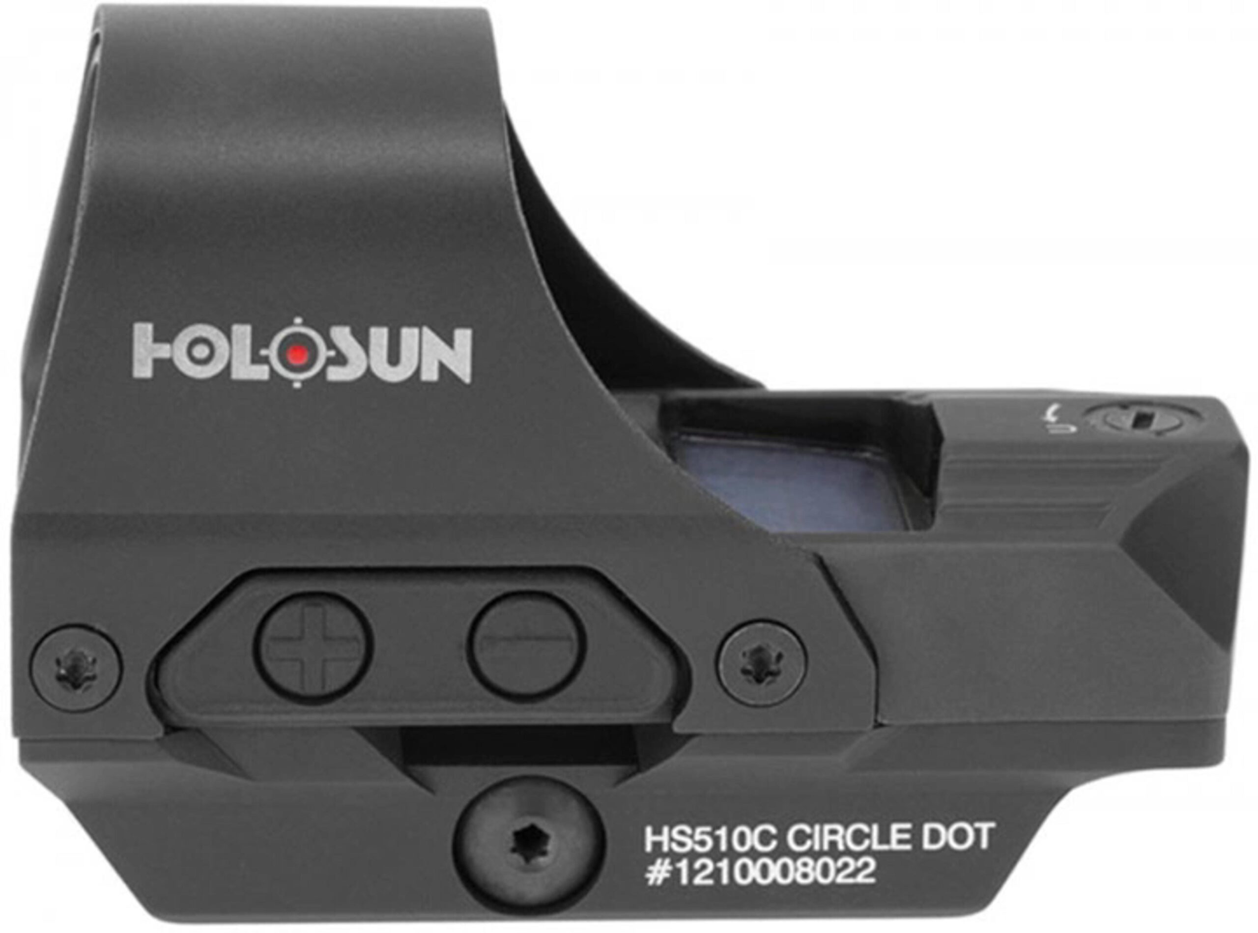 Коліматорний приціл Holosun HS510C 2MOA (red dot) із сонячною батареєю