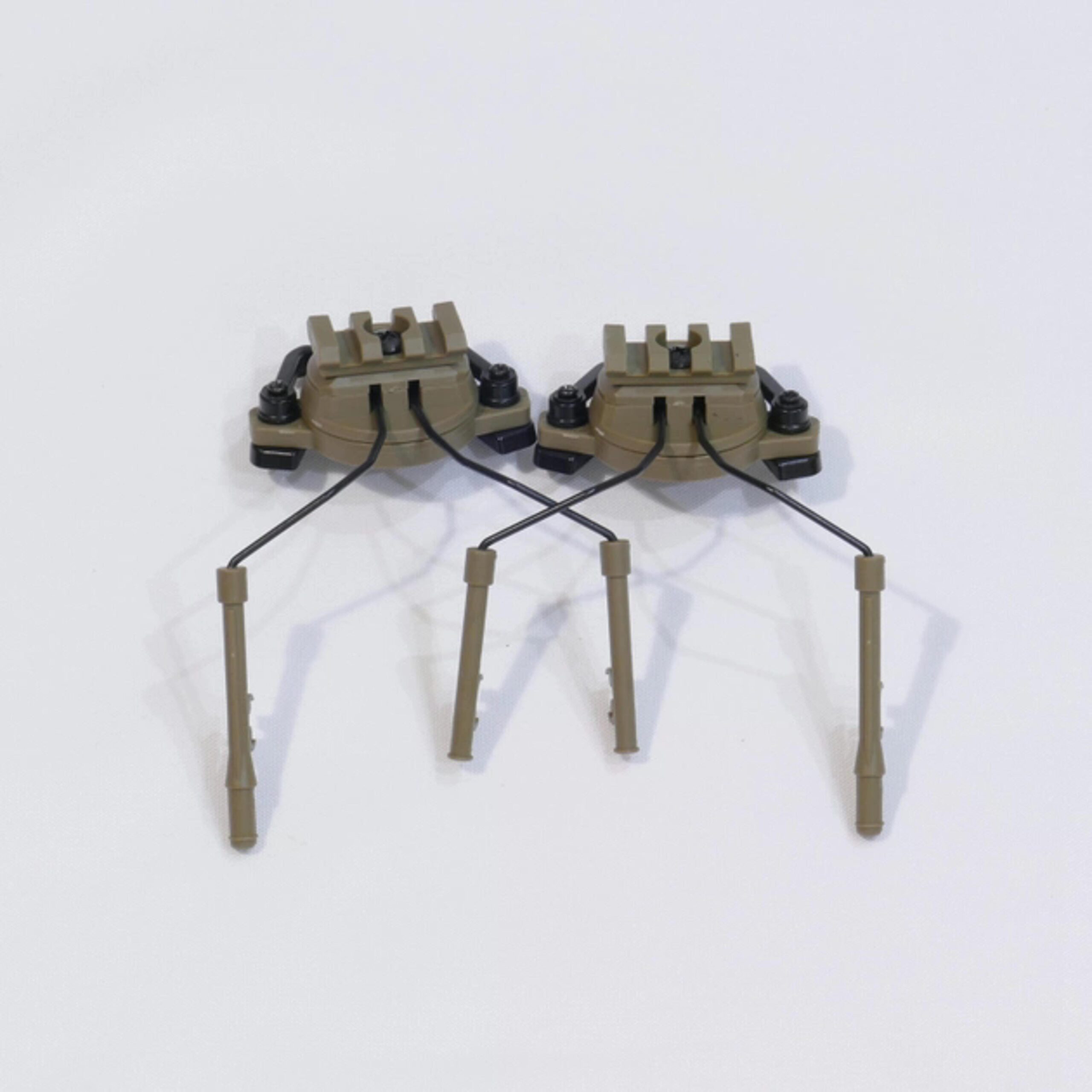 Кріплення адаптер на каску шолом HL-ACC-43-T для навушників Peltor/Earmor/Walkers (tan)