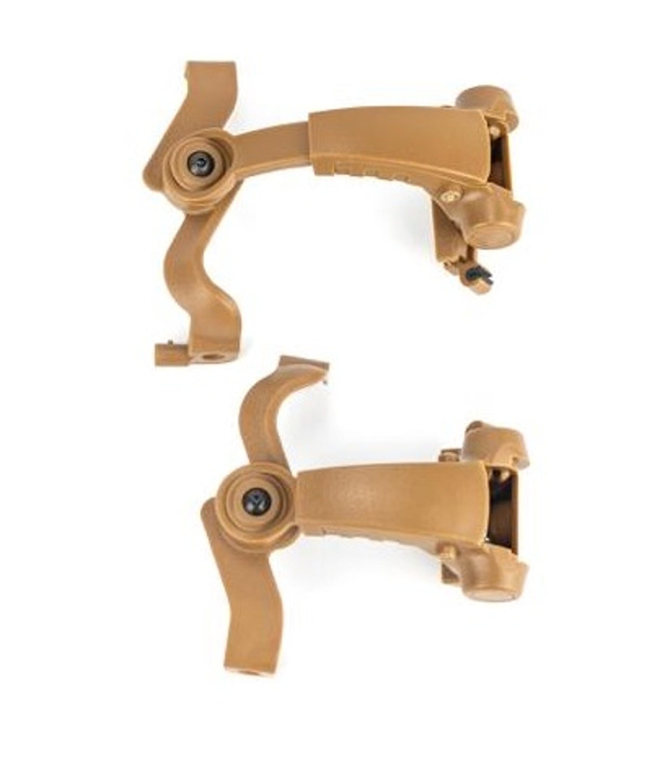 Кріплення адаптер чебурашка EARMOR M16A-CB (койот) для навушників M31Plus/M32Plus на рейки ARC