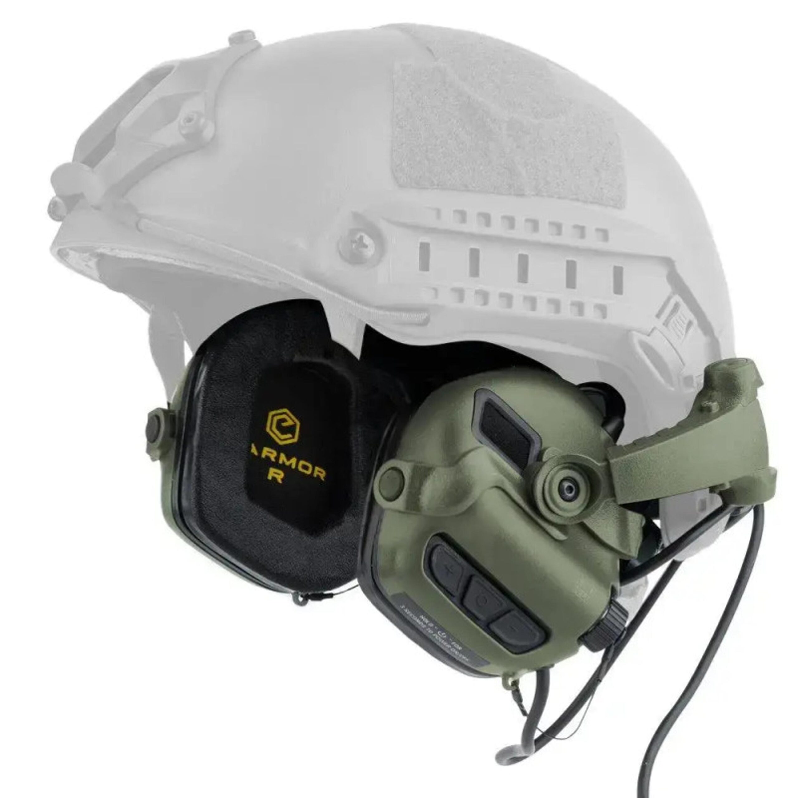 Кріплення адаптер чебурашка EARMOR M16c для навушників M31/M32 на рейки ARC