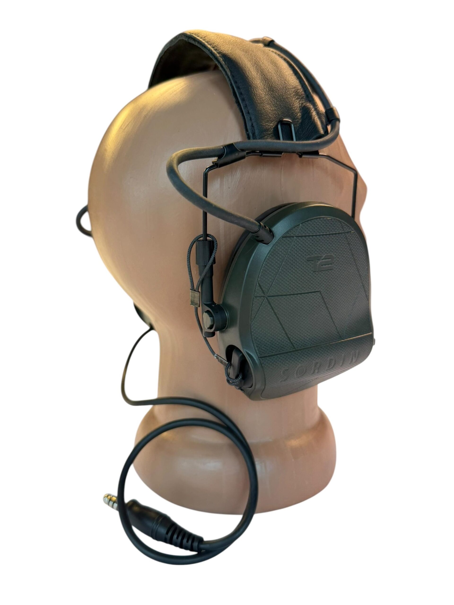 Активні навушники Sordin Supreme T2 Headband Green з адаптерами та мікрофоном (303006-10P-MIC)