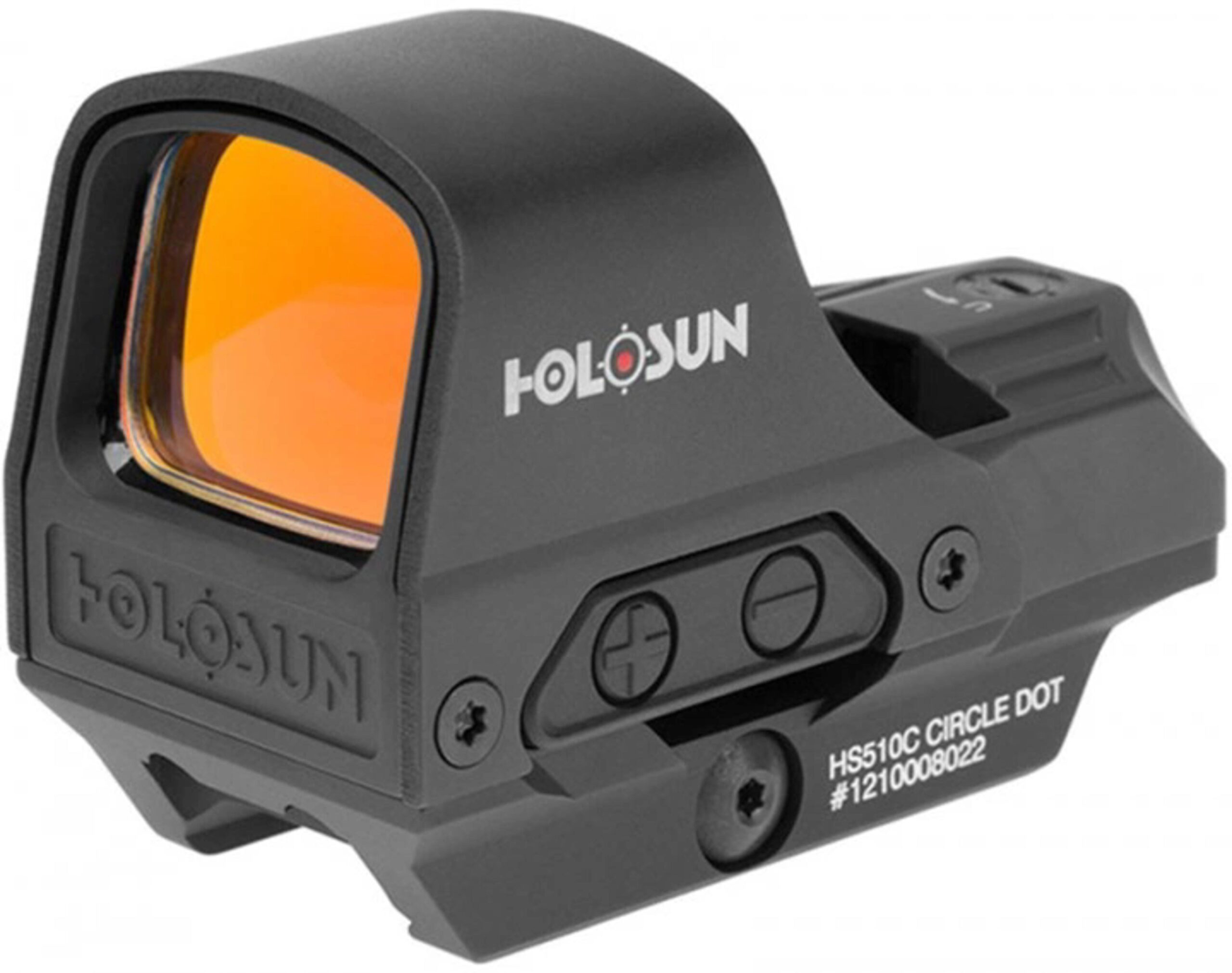 Коліматорний приціл Holosun HS510C 2MOA (red dot) із сонячною батареєю