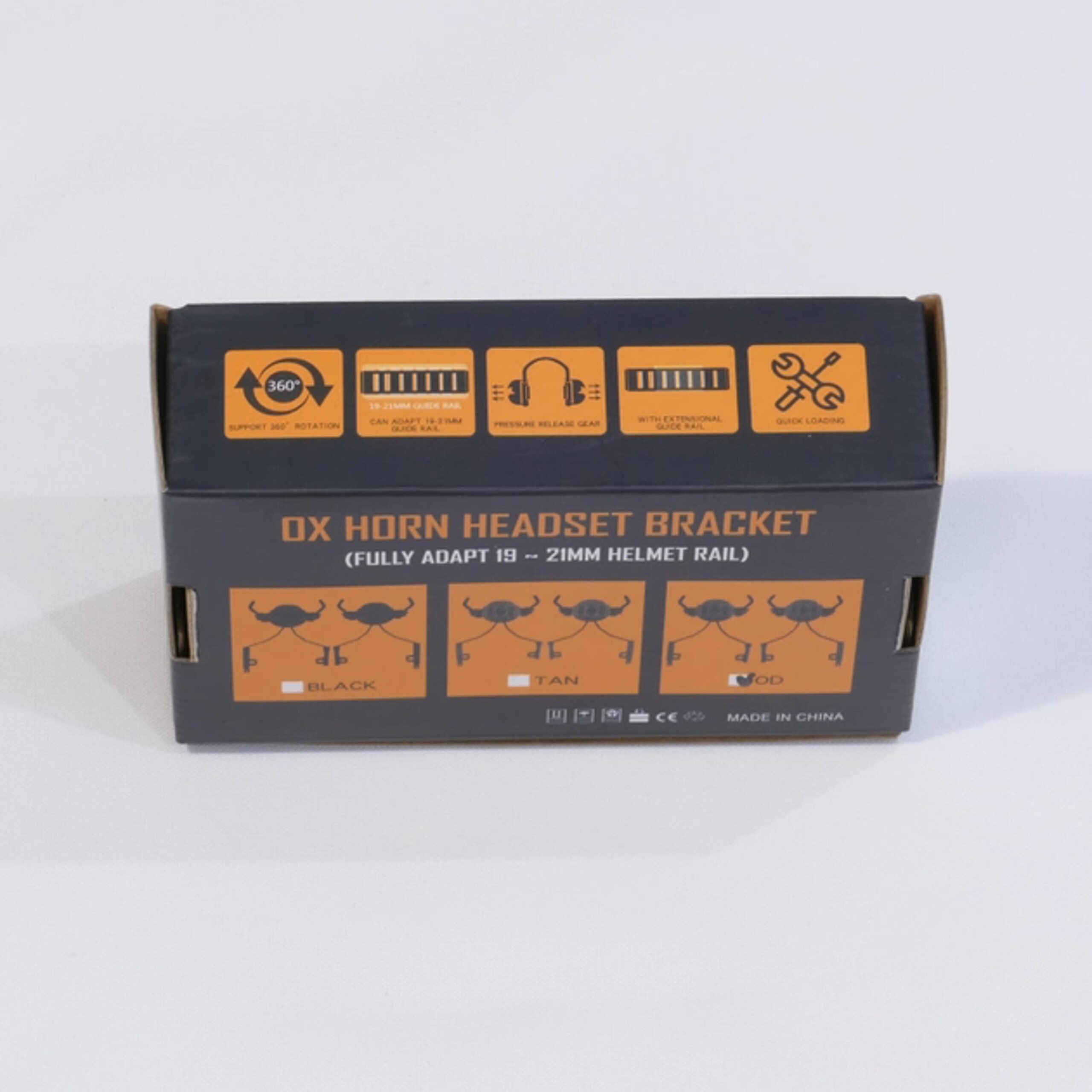 Кріплення адаптер на каску шолом HL-ACC-43-OD для навушників Peltor/Earmor/Walkers (olive)