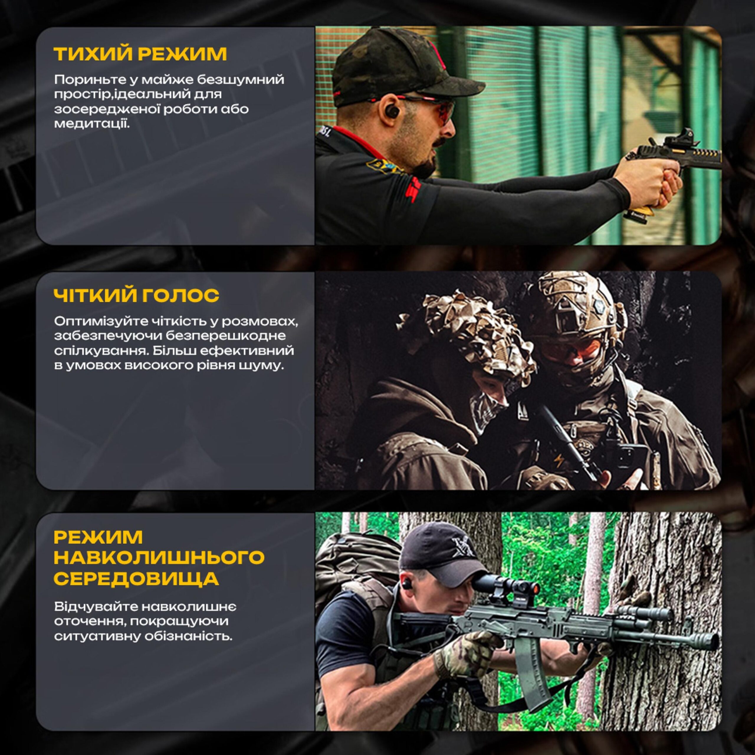 Активні захисні навушники (беруші) Earmor M20T Pro (BK) з Bluetooth - NRR30