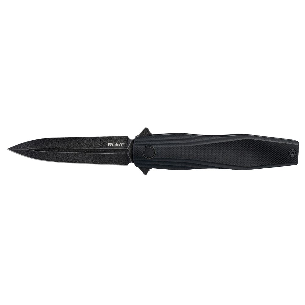Ніж складаний туристичний Ruike P188-B, (9.1 см) D2 / G10 чорний