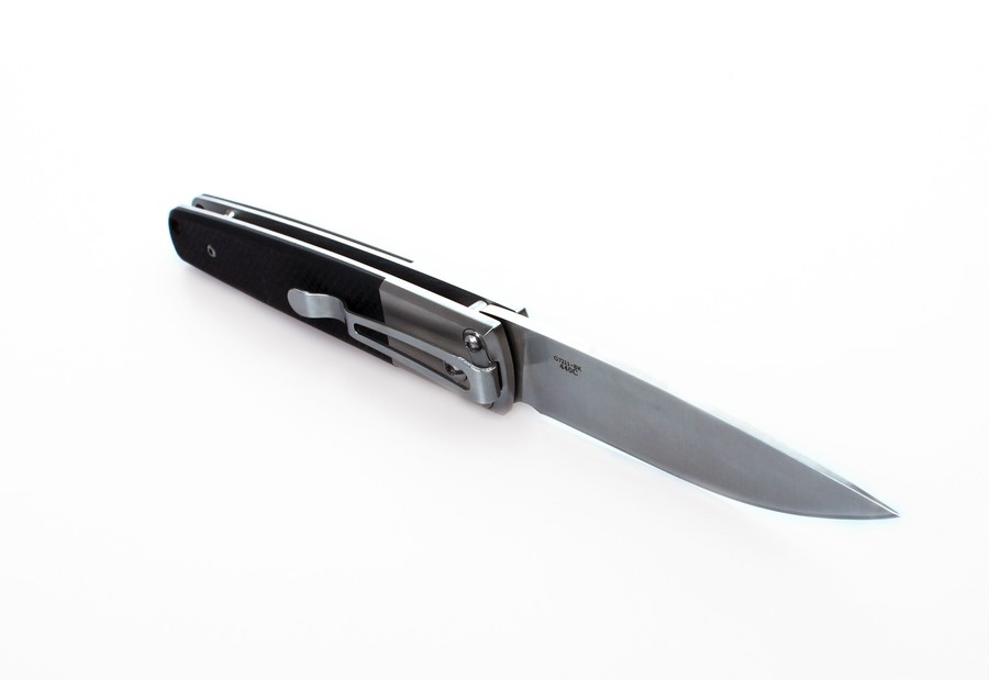 Ніж складаний туристичний Ganzo G7211 (8.5 см) 440C / G10 чорний