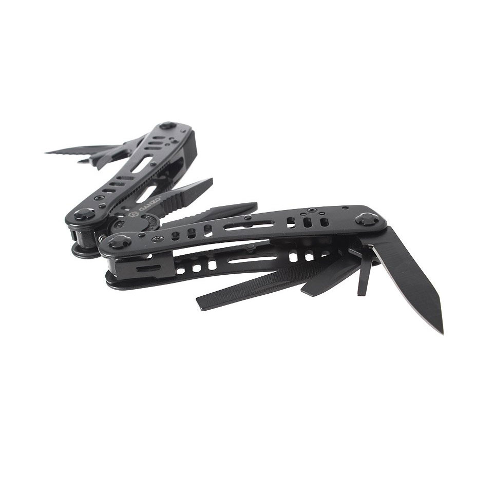 Мультитул Ganzo G103, (19.3 см) 22 функції, чорний + біти та чохол