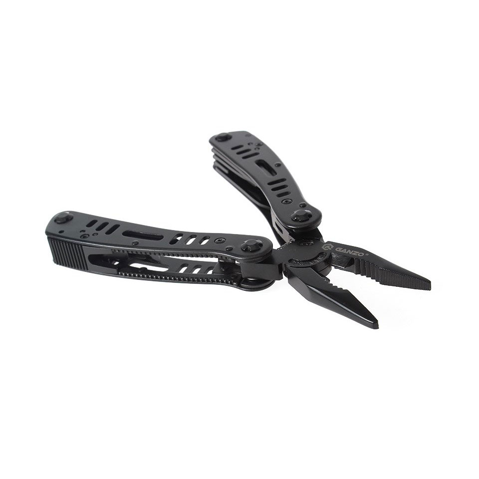 Мультитул Ganzo G103, (19.3 см) 22 функції, чорний + біти та чохол