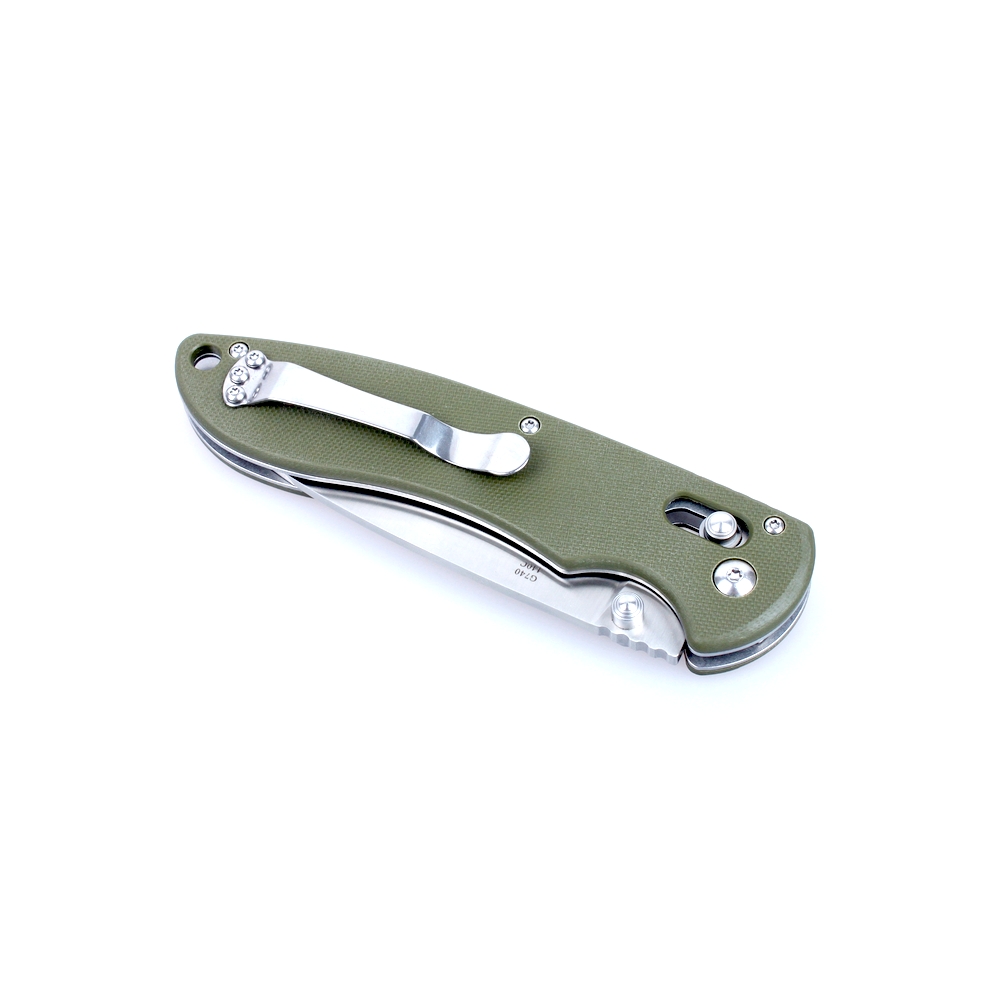 Ніж складаний туристичний Ganzo G740 (9.5 см) 440C / G10 чорний