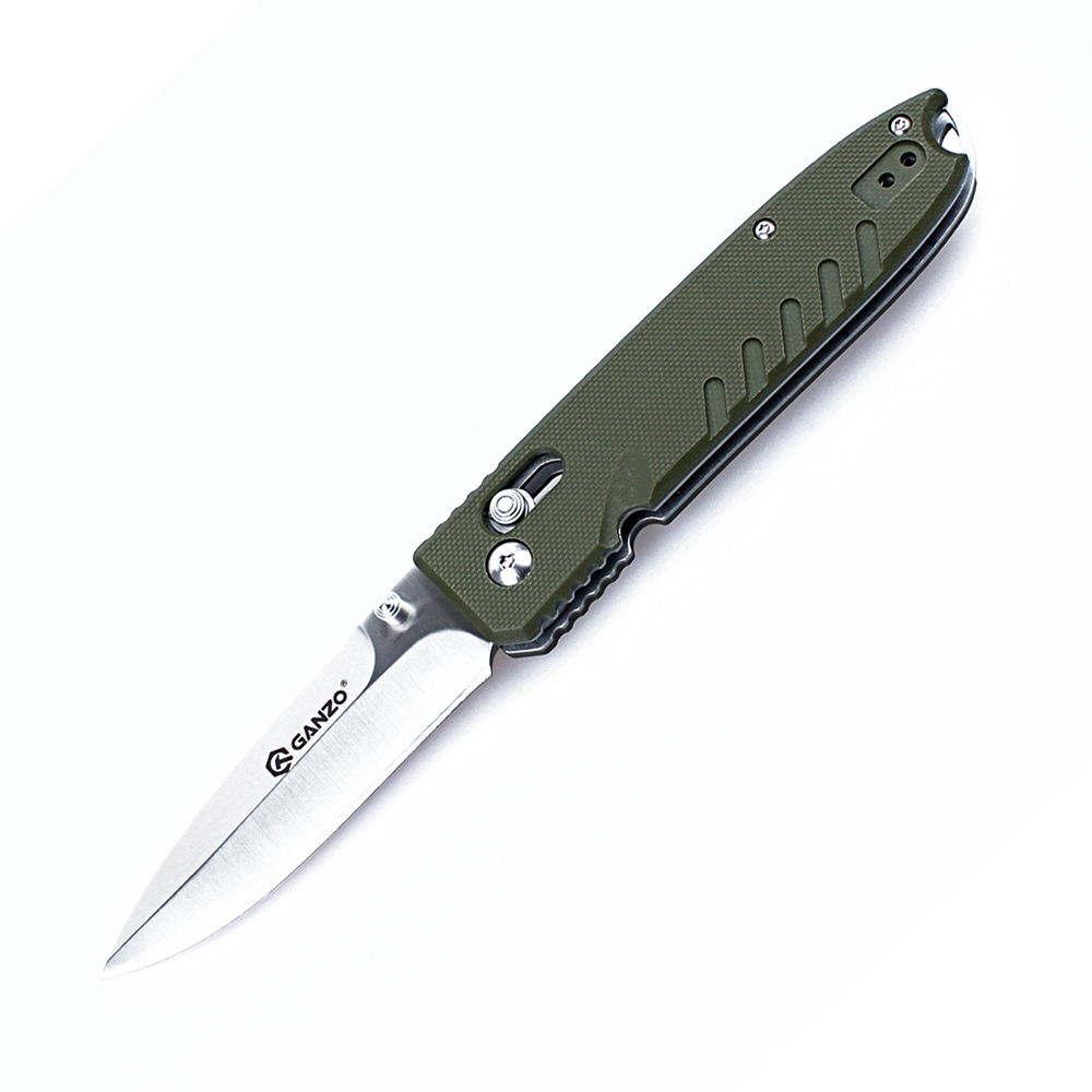 Ніж складаний туристичний Ganzo G746-1 ( 8.5 см) 440С / G10 чорний