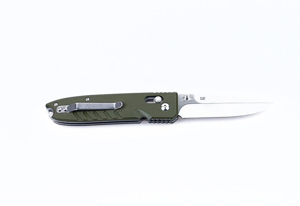 Ніж складаний туристичний Ganzo G746-1 ( 8.5 см) 440С / G10 чорний