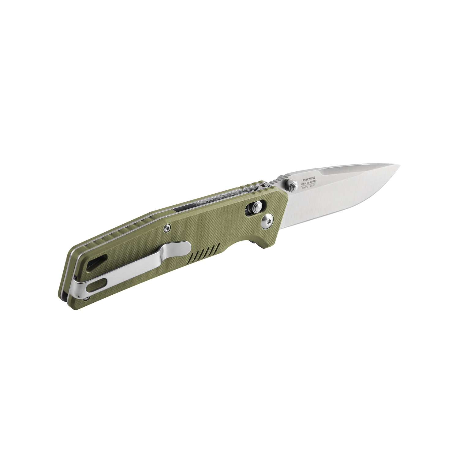 Ніж складаний туристичний Firebird FB7601 (8.7 см) 440С / G10 зелений