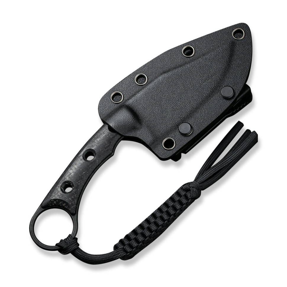 Ніж фіксований тактичний Civivi Midwatch, (8.6 см) N690 / Micarta чорний