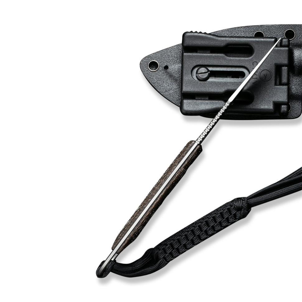 Ніж фіксований тактичний Civivi Midwatch, (8.6 см) N690 / Micarta коричневий