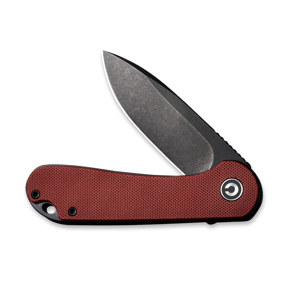 Ніж складаний кишеньковий Civivi Elementum, (7.5 см) D2 / G10 бордо