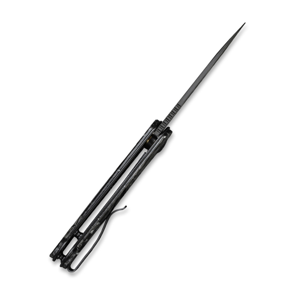 Ніж складаний кишеньковий Civivi Elementum, (7.5 см) Damascus / Carbon Fiber