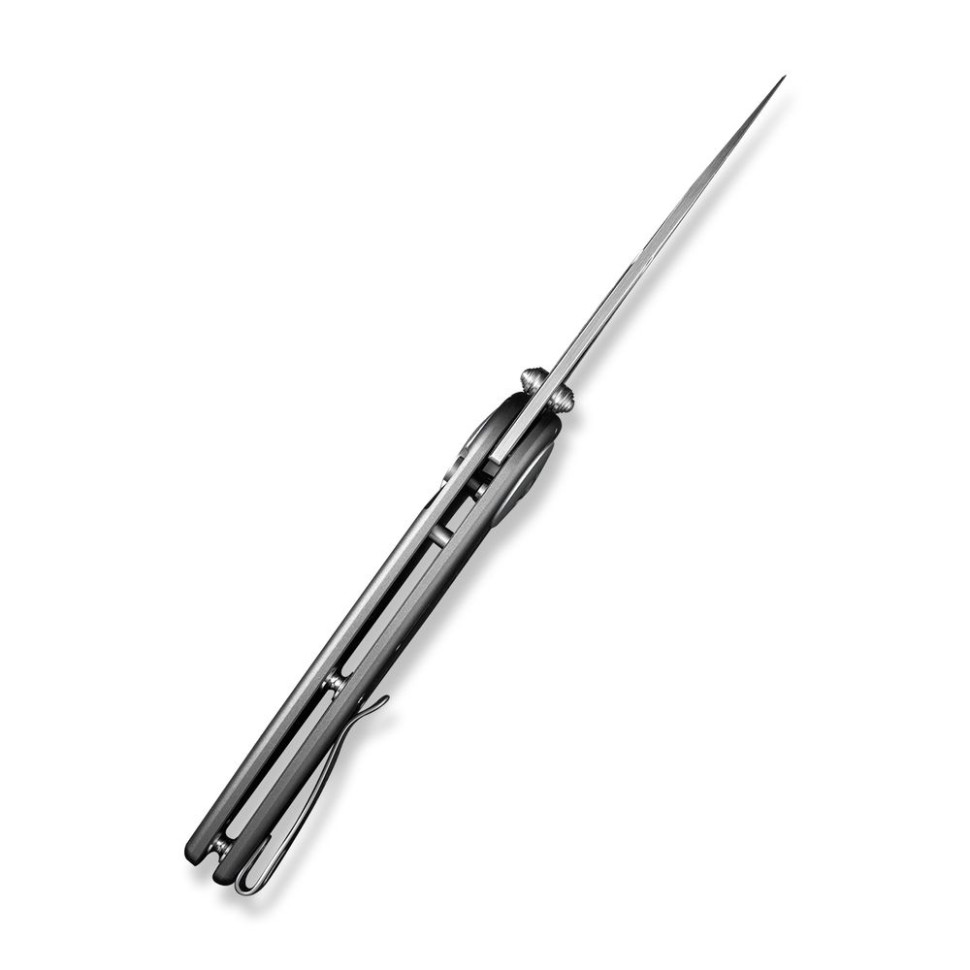 Ніж складаний туристичний Civivi Starflare, (8.4 см) Nitro-V / Aluminum сірий