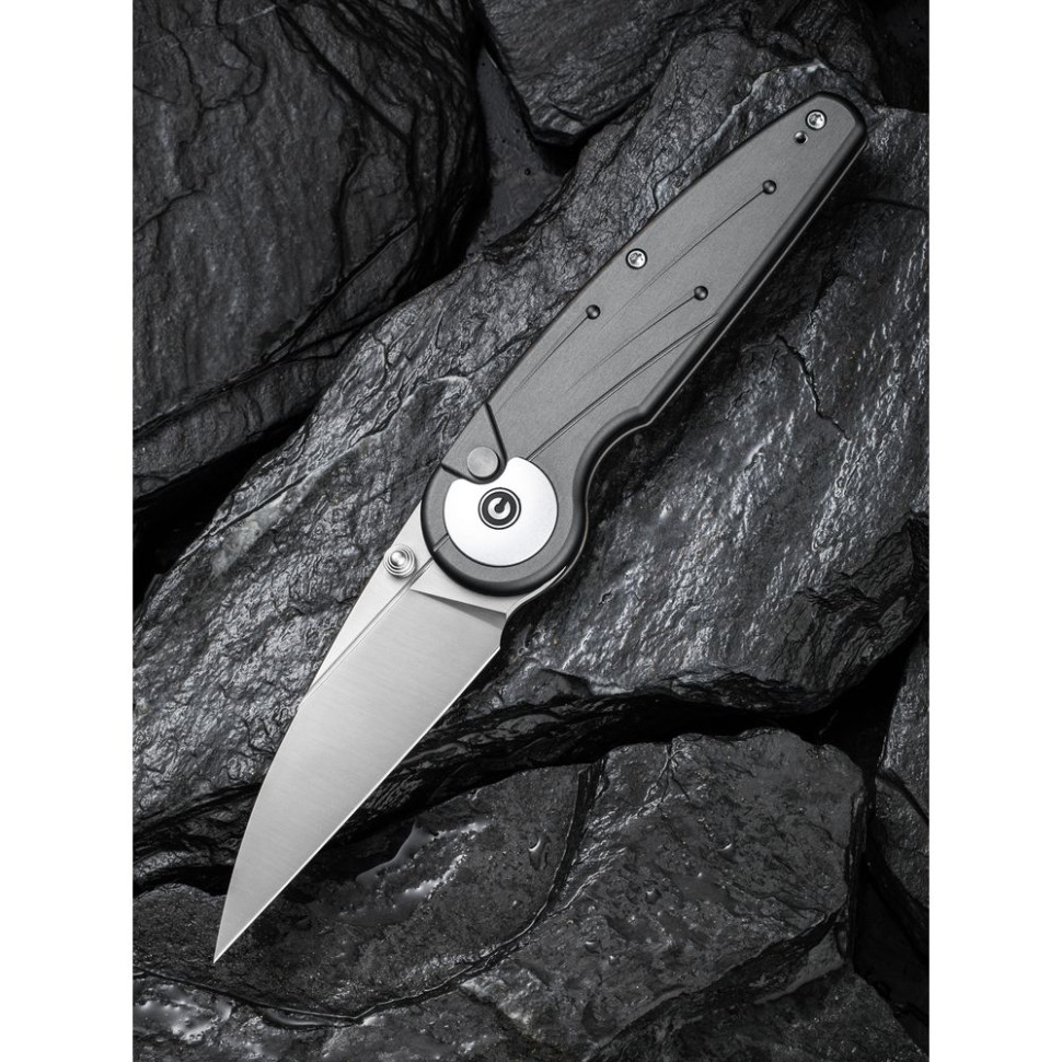 Ніж складаний туристичний Civivi Starflare, (8.4 см) Nitro-V / Aluminum сірий