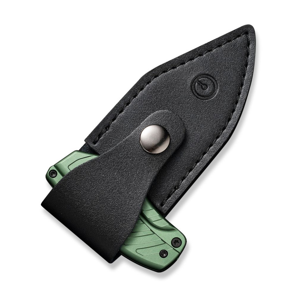 Ніж фіксований кишеньковий Civivi Typhoeus , (5.8 см) 14C28N / Aluminum зелений з чохлом