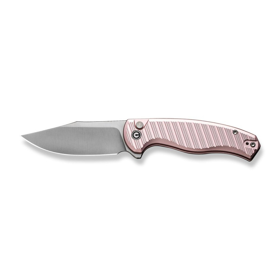 Ніж складаний туристичний Civivi Stormhowl, (8.4 см) Nitro-V / Aluminum рожевий