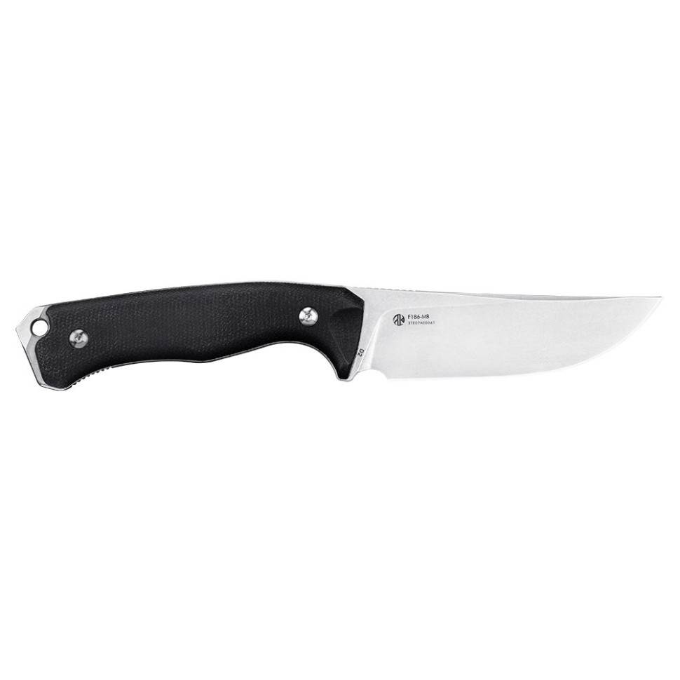 Ніж фіксований мисливський Ruike F186-MB, (11.8 см) D2 / Micarta чорний