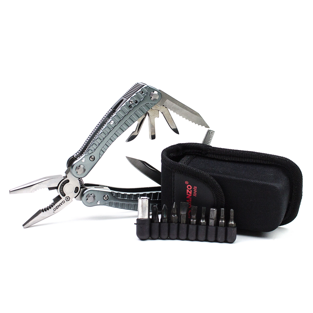 Мультитул Ganzo G105, (16.5 см) 22 функції + біти та чохол