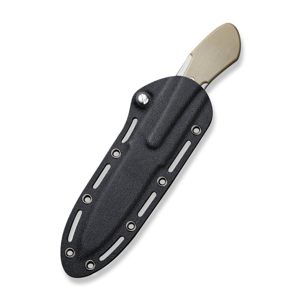 Ніж фіксований тактичний Civivi Varius, (9.5 см) D2 / G10 коричневий