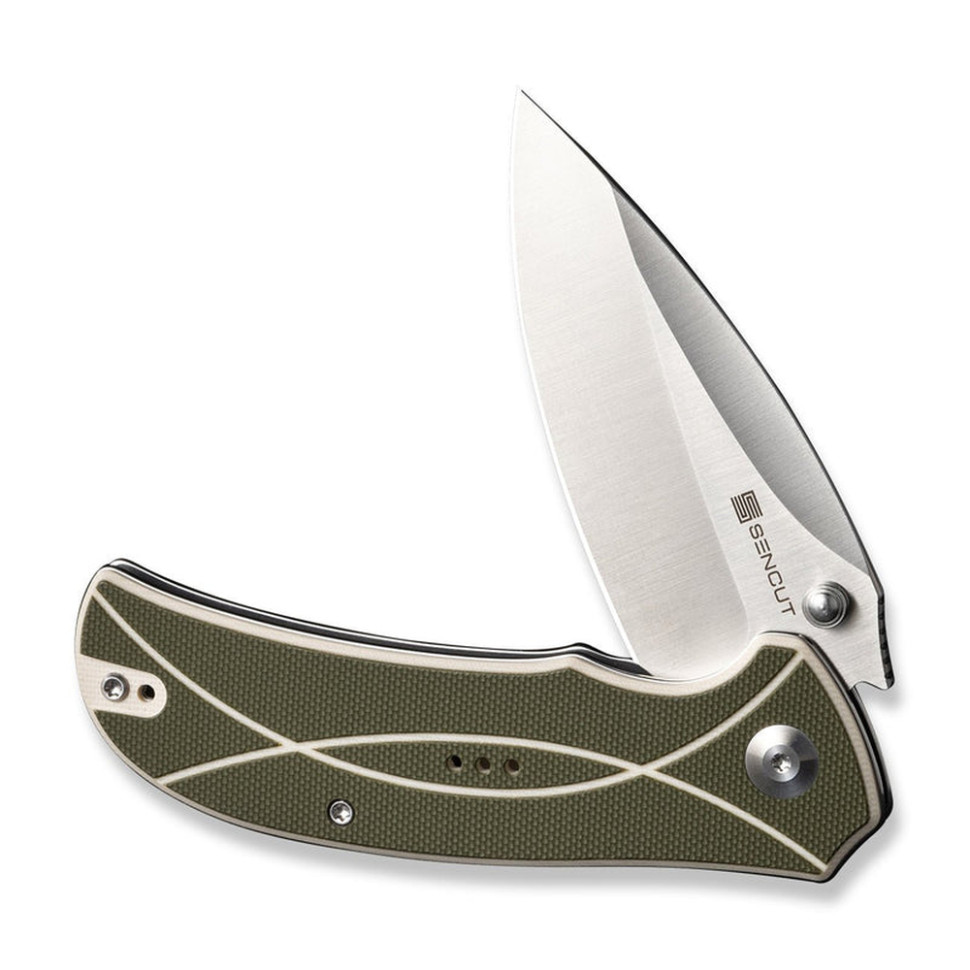 Ніж складаний туристичний Sencut Hyrax, (8.4 см) 9Cr18MoV / G10 сірий
