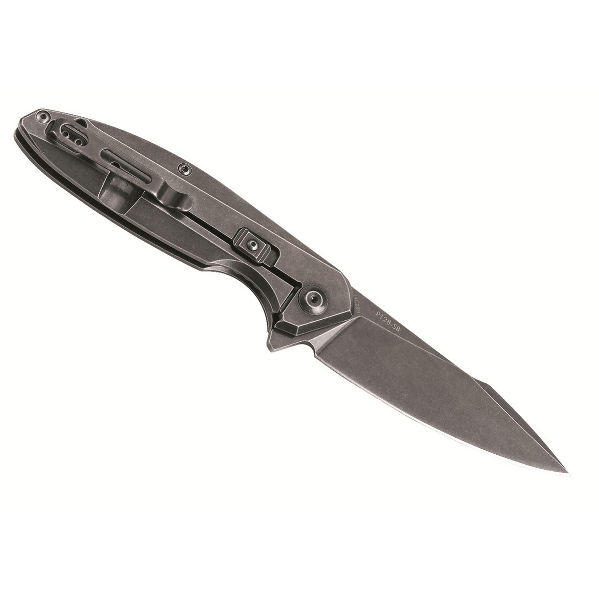 Ніж складаний туристичний Ruike P128-SB, (9.3 см) 14C28N / 3cr14n чорний