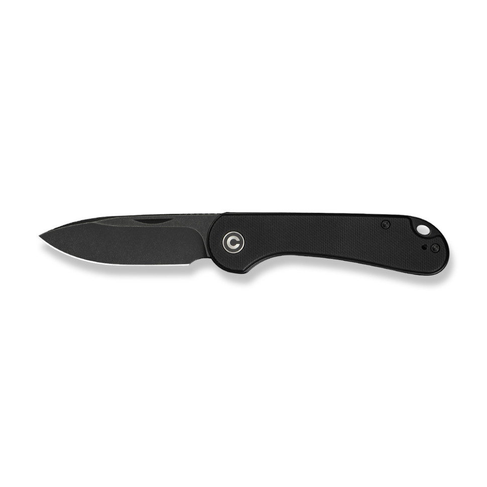 Ніж складаний кишеньковий Civivi Elementum Slip Joint, (7.5 см) 14C28N / G10 чорний