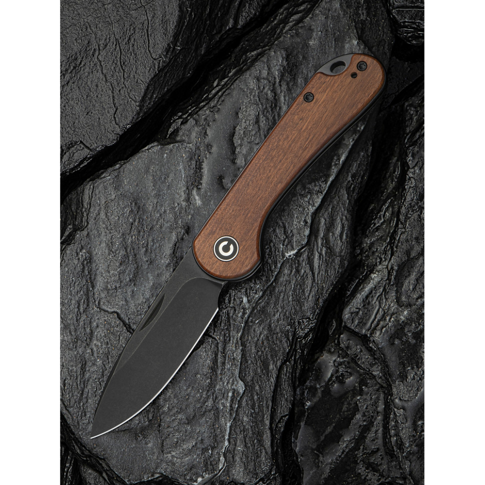 Ніж складаний кишеньковий Civivi Elementum Slip Joint, (7.5 см) 14C28N / Guibourtia Wood