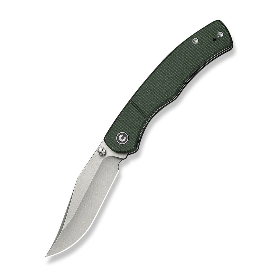 Ніж складаний кишеньковий Civivi Clingman, (7.6 см) Nitro-V / Micarta темно-зелений